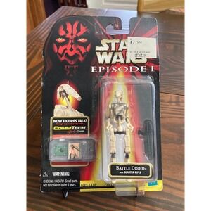 Star Wars Episode I Battle Droid with Blaster Rifle  Action Figure‎ 1998 NIP